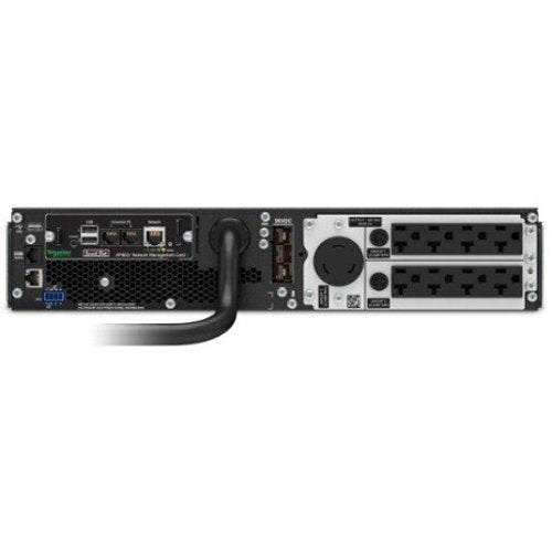 APC SRT3000RMXLA-NC Smart-UPS SRT 3000VA, 120V, LCD, Rackmount, 2U, 8x NEMA 5-20R and 1x NEMA L5-30R Outlets, with Network Card