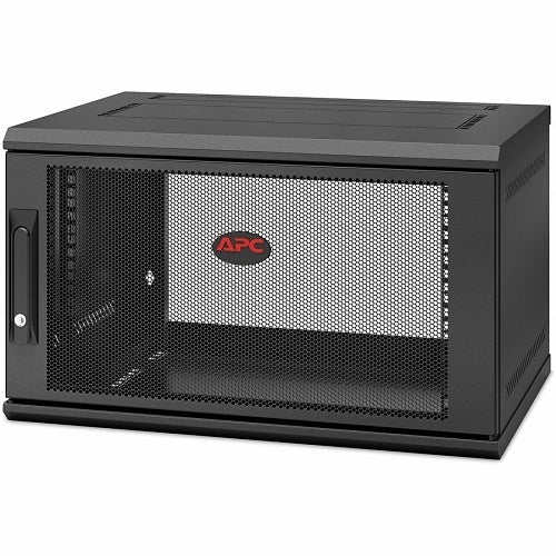 APC AR106SH4 Electric NetShelter WX 6U Single Hinged Wall-mount Enclosure 400mm Deep