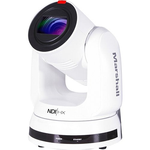 Marshall CV730-NDIW NDI 4K UHD60 PTZ Camera, 30x Optical Zoom, White