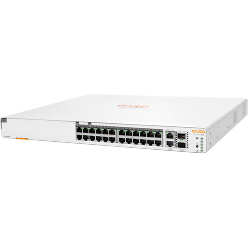 Aruba Instant On 1960 JL807A#ABA 24G 2XGT 24-Port Gigabit PoE++ Compliant Managed Network Switch with SFP+