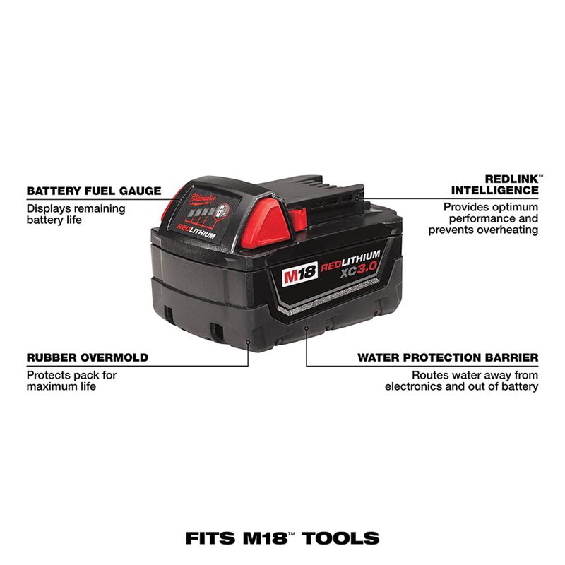 MILWAUKEE 48-11-1835 M18™ REDLITHIUM™ HIGH OUTPUT™ CP3.0 Battery