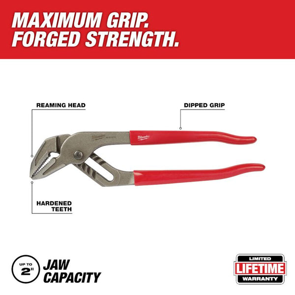 MILWAUKEE 48-22-6510 10'' Pump-Dipped Straight Jaw Pliers