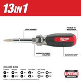 MILWAUKEE 48-22-2908 14-in-1 Hex Multi-Bit Screwdriver