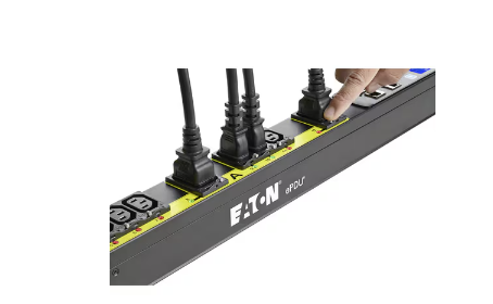 Eaton EMA107-10 Managed rack PDU, 0U, L6-30P input, 5.76 kW max, 200-240V, 24A, 10 ft cord, Single-phase - Switched - NEMA L6-30P