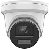 Hikvision DS-2CD2387G2-LU Performance Series ColorVu 8MP Outdoor WDR Turret IP Camera with Built-In Microphone, 2.8mm Fixed Lens, White