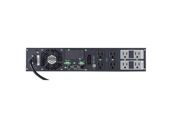 Eaton 9PX1500RTN 9PX 1500VA 1350W 120V Online Double-Conversion UPS - 5-15P, 8x 5-15R Outlets, Cybersecure Network Card, Extended Run, 2U Rack/Tower - Battery Backup - 2U Rack/Tower