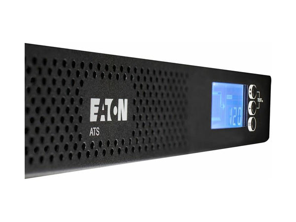 Eaton EATS115 ATS rack PDU, 1U, (2) 5-15P input, 1.44 kW max, 120V, 12A, 10 ft cord, Single-phase, Outlets