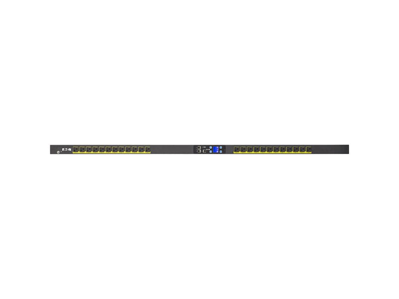 Eaton EMI101-10 Metered Input rack PDU, 0U, 5-20P, L5-20P input, 1.92 kW max, 120V, 16A, 10 ft cord, Single-phase, Outlets: (24) 5-20R - NEMA L5-20P