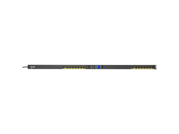 Eaton EMA112-10 Managed rack PDU, 0U, 5-15P input, 1.44 kW max, 120V, 12A, 10 ft cord, Single-phase, Black, Outlets: (16) 5-15R - NEMA 5-15P