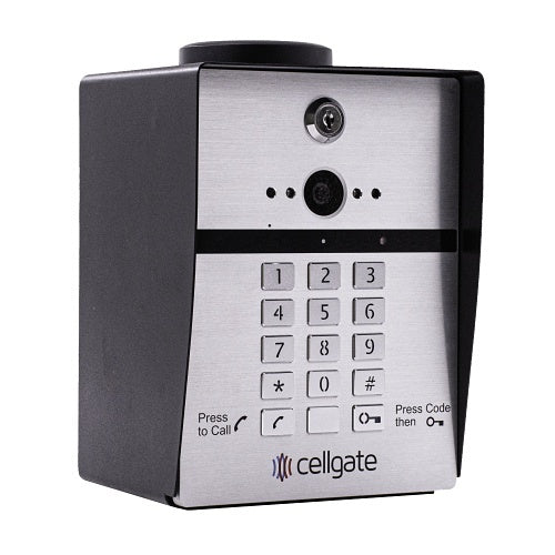 Cellgate AA1TP-ATT W410 ATT Smart Telephone Entry System for Single Family Homes or Commercial Applications, Pedestal-Mount, TrueCloud Connect Cloud Based Integration