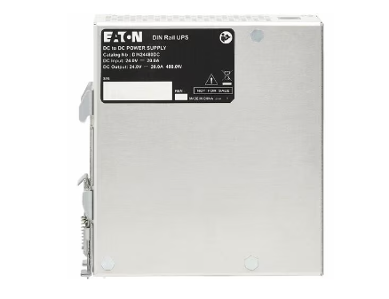 Eaton DIN24480DC 480W 24V DC DIN Rail Industrial UPS - Hardwire Input/Output - Basic - NEMA 5-20P, NEMA L5-20P - 24 x NEMA 5-20R