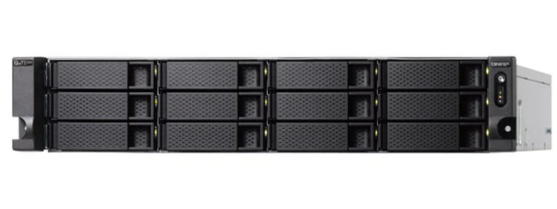 QNAP TS-h1277XU-RP-3700X-32G QuTS Hero 12 Bay Diskless Rackmount NAS