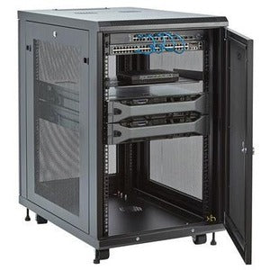 StarTech.com RK1833BKM 18U 19" Server Rack Cabinet 4 Post 2-30" Deep/Locking /Casters