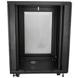 StarTech.com RK1833BKM 18U 19" Server Rack Cabinet 4 Post 2-30" Deep/Locking /Casters