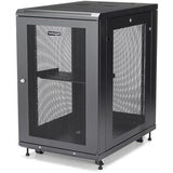 StarTech.com RK1833BKM 18U 19" Server Rack Cabinet 4 Post 2-30" Deep/Locking /Casters