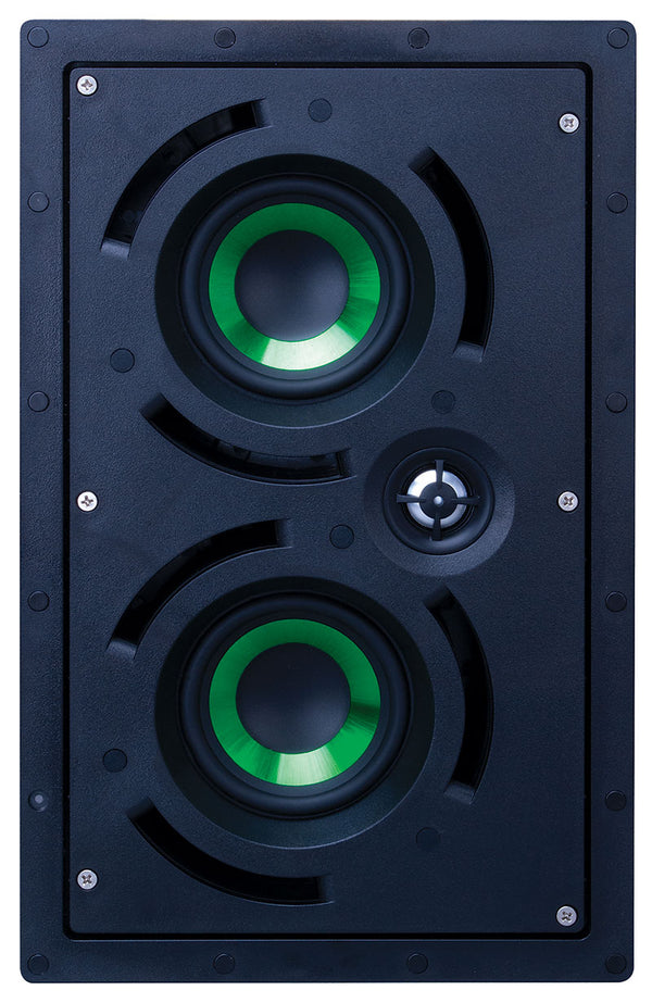 BEALE STREET IWLCR4-MB DUAL 4″ LCR 2-WAY IN-WALL SPEAKER