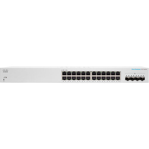 Cisco CBS220-24T-4X 24-Port Gigabit Managed Network Switch with SFP+