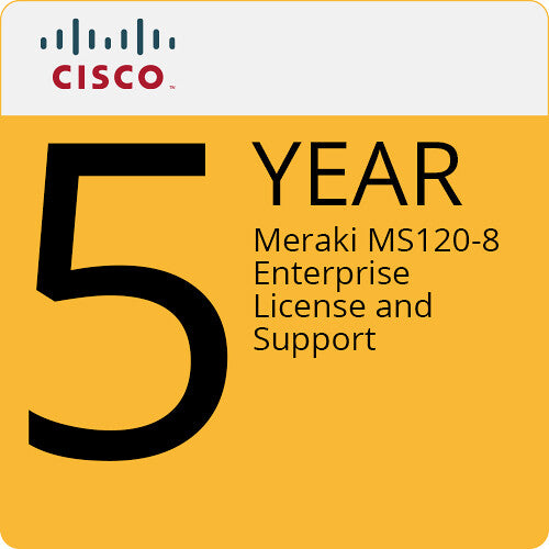 Cisco MS225-24P Access Switch with 5-Year Enterprise License and Support