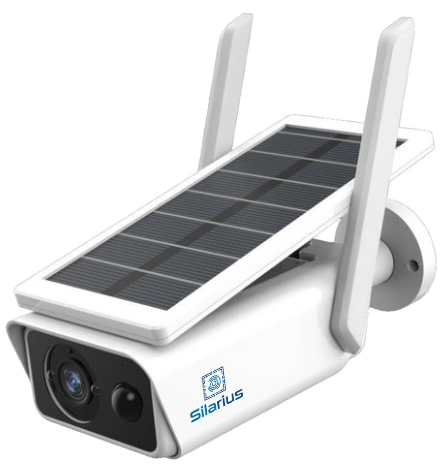 Silarius SIL-SOLARB3MPWIFI36 Bullet 3MP 3.6MM Solar Powered WiFi Camera (external removable 3W Solar Panel)