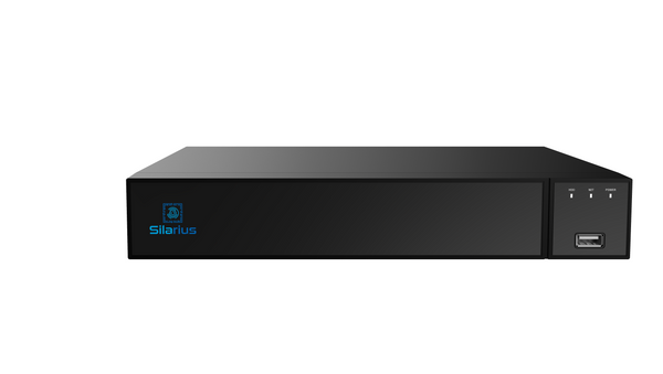 Silarius Pro Series SIL-NVR4CHPOE4 9CH total, 4-Channels 4K POE NVR Gigabit, NVR, 4TB HDD