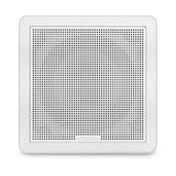 Fusion® 010-02299-10 FM Series 6.5" 120-Watt Square White Flush Mount Marine Speakers (Pair)