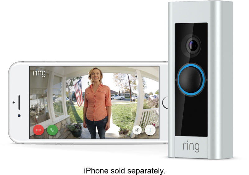 IN STOCK! Ring 8VR1X8-0ENB Video Doorbell Pro and Chime Pro Bundle - Satin Nickel