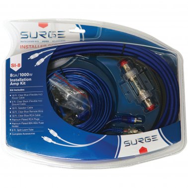 IN STOCK! Surge SI-8 Installer Series Amp Installation Kit (8 Gauge, 1,000 Watts)