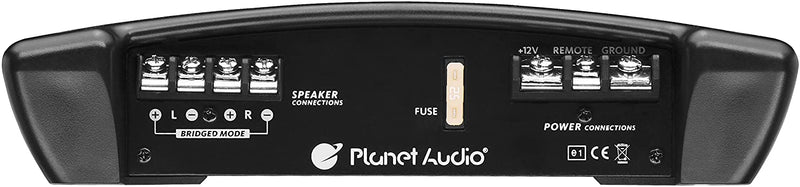 Planet Audio TR1000.2 Torque Series 1,000 Watt 2-Channel Full-Range Class AB Amp