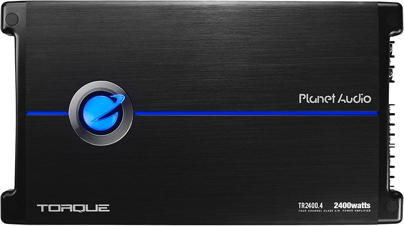 Planet Audio TR2400.4 Torque Series 4CH Full-Range Class AB Amp (2,400 Watts)