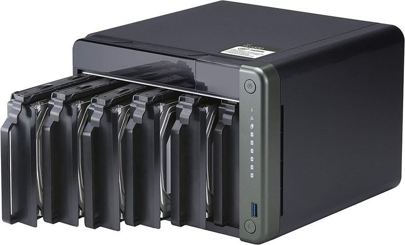 QNAP TS-653D-4G 6 Bay NAS for Professionals with Intel® Celeron® J4125 CPU and Two 2.5GbE Ports