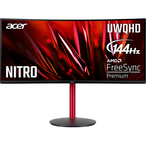 Acer XZ342CU PBMIIPHX 34" 21:9 Curved FreeSync QHD 144 Hz VA Gaming Monitor UM.CX2AA.P05