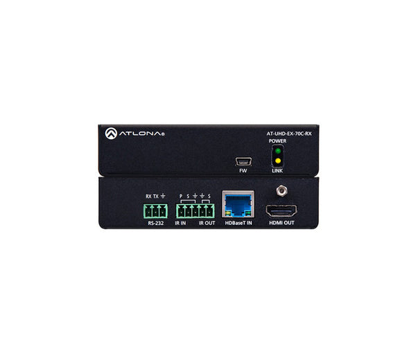 Atlona® AT-UHD-EX-70C-RX  4K Ultra HD HDBaseT Receiver - 230 ft