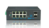 Silarius SIL-SW8POE1G Gigabit Industrial 8 Port POE Switch Gigabit 2 Fiber Port