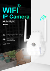 Silarius SIL-LIGHTSWIFI2MP28 WiFi, APP enabled, fixed, 2MP full HD, Alarm lights, Outdoor camera, 2-Way Audio - 2.8mm lens