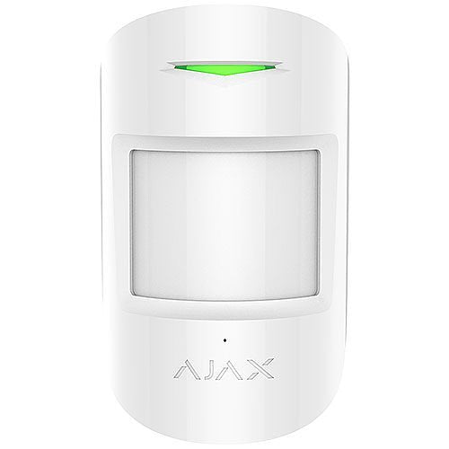 AJAX 42796.06.WH3 Wireless Motion and Glass Break Detector with Pet Immunity, White