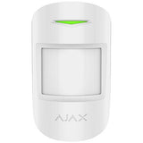 AJAX 42828.02.WH3 Wireless Pet Immune Motion Detector with Additional Microwave Sensor, White