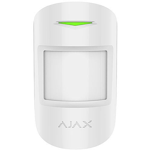 AJAX 42828.02.WH3 Wireless Pet Immune Motion Detector with Additional Microwave Sensor, White