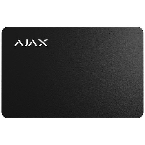 AJAX 42832.89.BL Contactless Card, 10-Piece, Black