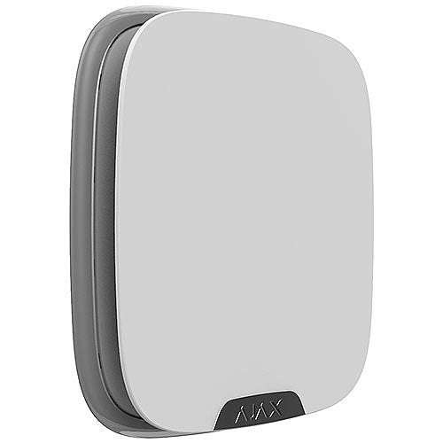 AJAX 42847.61.WH3 Wireless Outdoor Siren with a Clip Lock for a Branded Faceplate, White