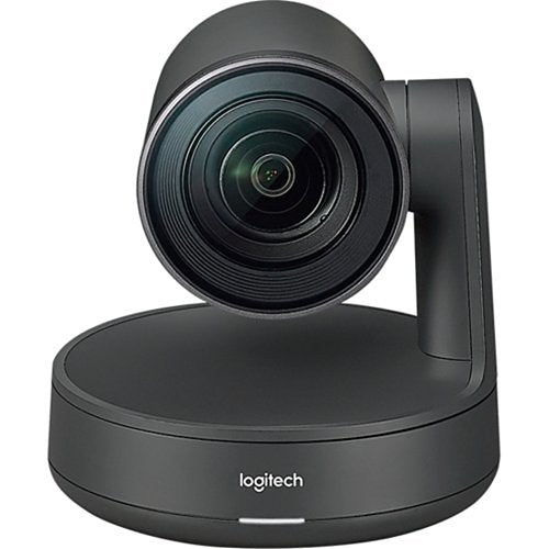 Logitech 960-001225 Rally Plus UHD 4K Conference Camera System with Dual-Speakers and Mic Pods for Large Rooms