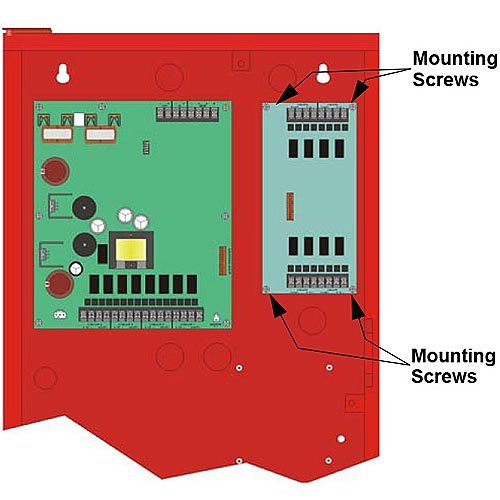 Silent Knight EVS-CE4 4-Circuit Fire Alarm Control Panel Audio Expander for 5820XL-EVS Fire Alarm Control Panel