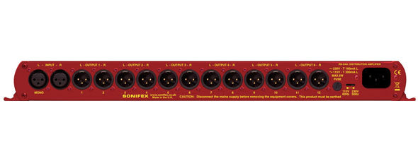 Sonifex RB-DA6 6-Way Stereo Distribution Amplifier